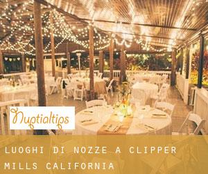 Luoghi di nozze a Clipper Mills (California)