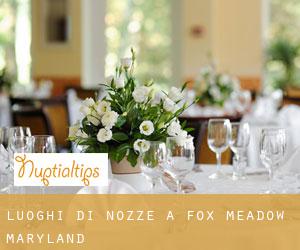 Luoghi di nozze a Fox Meadow (Maryland)