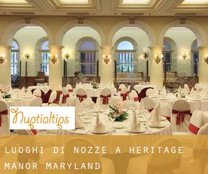 Luoghi di nozze a Heritage Manor (Maryland)