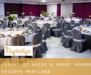 Luoghi di nozze a Mount Hermon Heights (Maryland)