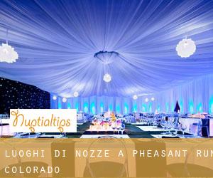 Luoghi di nozze a Pheasant Run (Colorado)