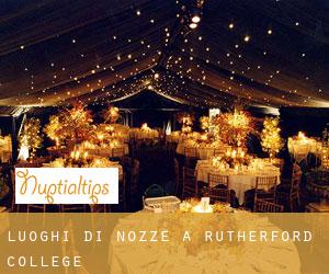 Luoghi di nozze a Rutherford College