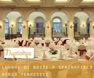 Luoghi di nozze a Springfield Acres (Tennessee)