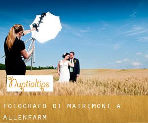 Fotografo di matrimoni a Allenfarm