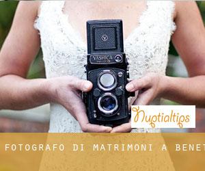 Fotografo di matrimoni a Benet