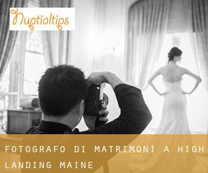 Fotografo di matrimoni a High Landing (Maine)