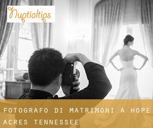 Fotografo di matrimoni a Hope Acres (Tennessee)