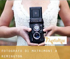 Fotografo di matrimoni a Remington