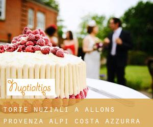 Torte nuziali a Allons (Provenza-Alpi-Costa Azzurra)