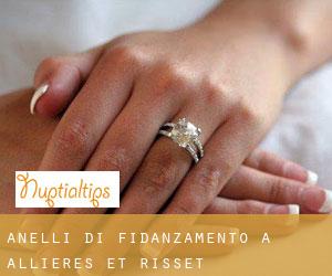 Anelli di fidanzamento a Allières-et-Risset