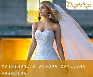 matrimoni a Achoma (Caylloma, Arequipa)