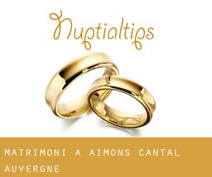 matrimoni a Aimons (Cantal, Auvergne)