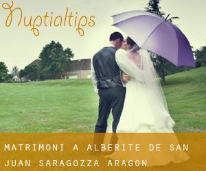 matrimoni a Alberite de San Juan (Saragozza, Aragon)