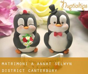 matrimoni a Annat (Selwyn District, Canterbury)