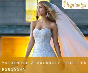 matrimoni a Arconcey (Cote d'Or, Borgogna)