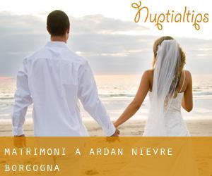 matrimoni a Ardan (Nièvre, Borgogna)
