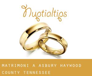 matrimoni a Asbury (Haywood County, Tennessee)
