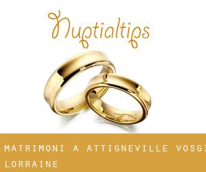 matrimoni a Attignéville (Vosgi, Lorraine)