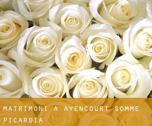 matrimoni a Ayencourt (Somme, Picardia)