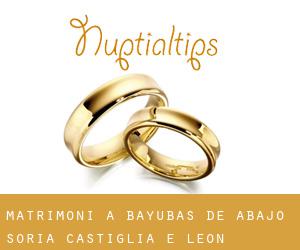 matrimoni a Bayubas de Abajo (Soria, Castiglia e León)