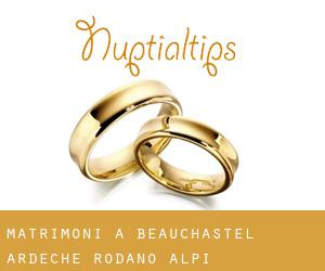 matrimoni a Beauchastel (Ardèche, Rodano-Alpi)