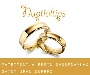 matrimoni a Bégin (Saguenay/Lac-Saint-Jean, Quebec)