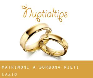 matrimoni a Borbona (Rieti, Lazio)