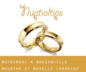 matrimoni a Bouzanville (Meurthe et Moselle, Lorraine)