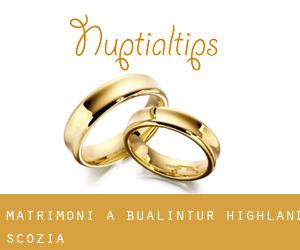 matrimoni a Bualintur (Highland, Scozia)