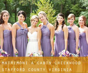 matrimoni a Cabin Creekwood (Stafford County, Virginia)