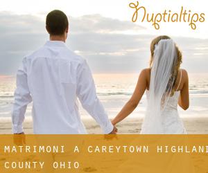 matrimoni a Careytown (Highland County, Ohio)