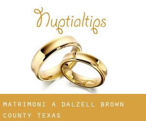 matrimoni a Dalzell (Brown County, Texas)