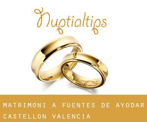 matrimoni a Fuentes de Ayódar (Castellon, Valencia)