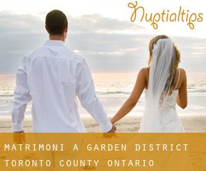 matrimoni a Garden District (Toronto county, Ontario)