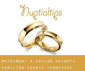 matrimoni a Gaylan Heights (Hamilton County, Tennessee)