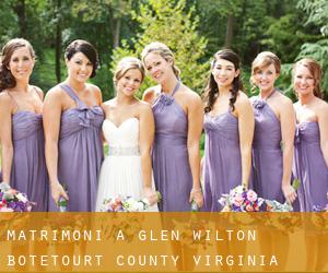 matrimoni a Glen Wilton (Botetourt County, Virginia)