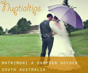 matrimoni a Hampden (Goyder, South Australia)