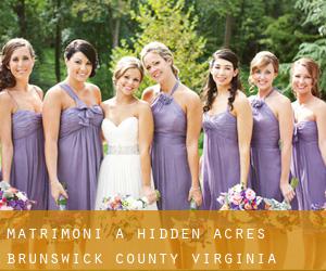 matrimoni a Hidden Acres (Brunswick County, Virginia)