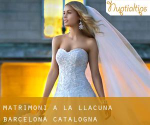 matrimoni a la Llacuna (Barcelona, Catalogna)