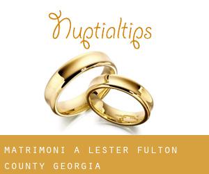 matrimoni a Lester (Fulton County, Georgia)