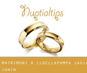 matrimoni a Llocllapampa (Jauja, Junín)