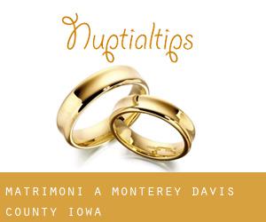 matrimoni a Monterey (Davis County, Iowa)