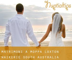 matrimoni a Moppa (Loxton Waikerie, South Australia)