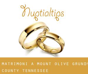 matrimoni a Mount Olive (Grundy County, Tennessee)