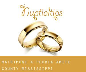 matrimoni a Peoria (Amite County, Mississippi)