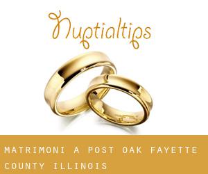 matrimoni a Post Oak (Fayette County, Illinois)