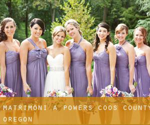 matrimoni a Powers (Coos County, Oregon)