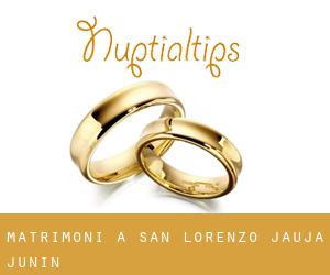 matrimoni a San Lorenzo (Jauja, Junín)