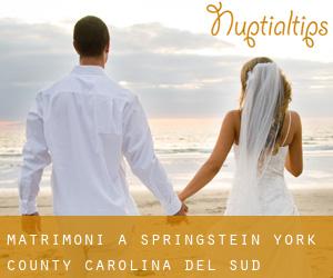 matrimoni a Springstein (York County, Carolina del Sud)