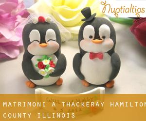 matrimoni a Thackeray (Hamilton County, Illinois)
